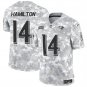 Men's Baltimore Ravens #14 Kyle Hamilton 2024 F.U.S.E. Arctic Camo Salute to Service Limited Jersey
