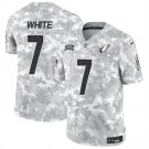Men's Arizona Cardinals #7 Kyzir White 2024 F.U.S.E. Arctic Camo Salute to Service Limited Jersey