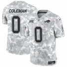 Men's Buffalo Bills #0 Keon Coleman 2024 F.U.S.E. Arctic Camo Salute to Service Limited Jersey