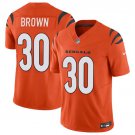 Men's Cincinnati Bengals #30 Chase Brown Orange 2024 F.U.S.E. Vapor Untouchable Jersey