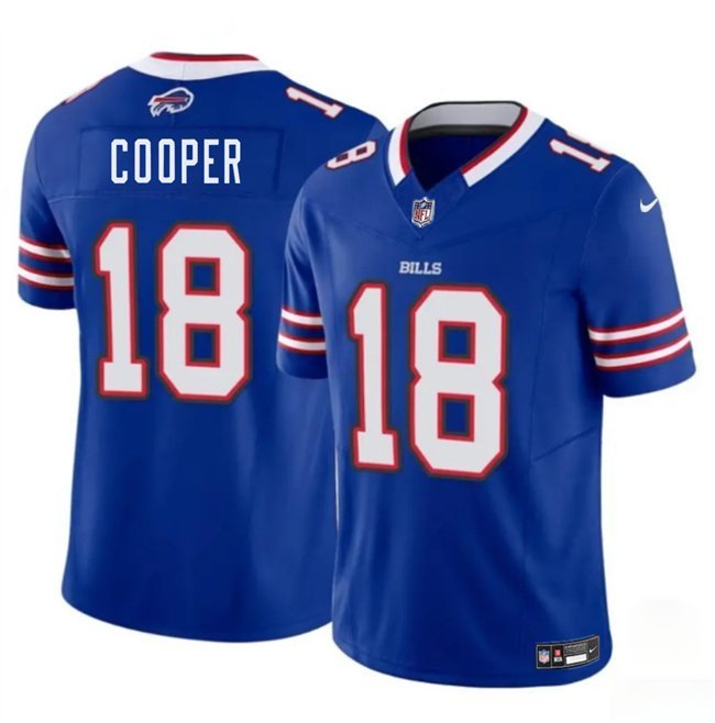 Men's Buffalo Bills #18 Amari Cooper Royal 2024 F.U.S.E. Vapor Untouchable Limited Jersey
