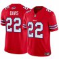 Men's Buffalo Bills #22 Ray Davis Red 2024 F.U.S.E. Vapor Untouchable Limited Football Jersey