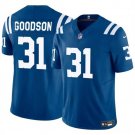 Men's Indianapolis Colts #31 Tyler Goodson Blue 2024 F.U.S.E. Vapor Limited Football Jersey