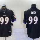 Men's Baltimore Ravens #99 Jayson Oweh Black Vapor Limited Limited Football Jersey