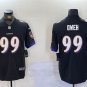 Men's Baltimore Ravens #99 Jayson Oweh Black Vapor Limited Limited Football Jersey