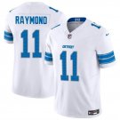 All Sizes Detroit Lions #11 Kalif Raymond White 2024 F.U.S.E. Vapor Limited Football Stitched Jersey