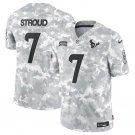 Men's Houston Texans #7 C.J. Stroud Arctic Camo 2024 F.U.S.E. Salute to Service Jersey