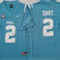 Mens Ole Miss Rebels #2 Jaxson Dart Light Blue F.U.S.E. Limited Football Game Jersey