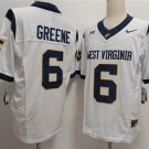 Mens West Virginia Mountaineers #6 Garrett Greene 2024 White F.U.S.E. Limited Football jersey