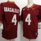 Men's Florida State Seminoles #4 DJ Uiagalelei 2024 F.U.S.E. Limited Garnet College Football jersey