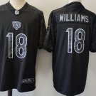 Men's Chicago Bears Caleb Williams Black Reflective Limited Jersey