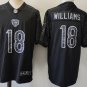 Men's Chicago Bears Caleb Williams Black Reflective Limited Jersey