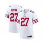 Men's San Francisco 49ers Ji'Ayir Brown White Game Football Stitched Jersey