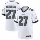 Any Size Philadelphia Eagles Quinyon Mitchell Kelly White Limited Football Stitched Game Jersey