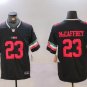 Men's 49ers Christian McCaffrey Black F.U.S.E. Mexico Vapor Limited Football Jersey