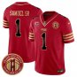 Men's San Francisco 49ers Deebo Samuel SR Red F.U.S.E. Golden Gate Bridge Patch Balck Jersey