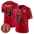Men's 49ers Brock Purdy Red F.U.S.E. Golden Gate Bridge With 1-Star Jersey