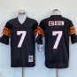 Men's Cincinnati Bengals Boomer Esiason Black Throwback Football Stitched Jersey