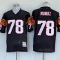 Men's Cincinnati Bengals Anthony Munoz Black Throwback Football Stitched Jersey