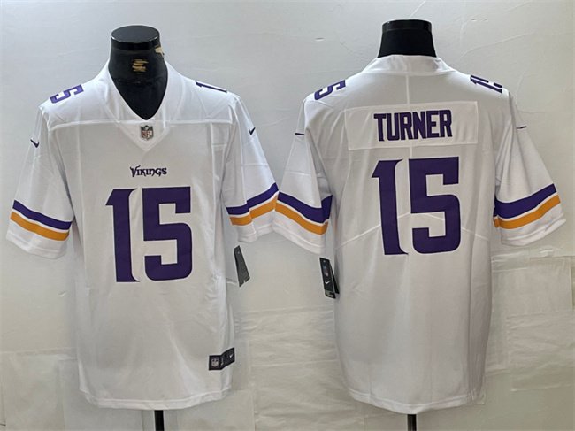Any Size Minnesota Vikings Dallas Turner Limited Football Jersey White