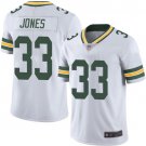 Men & Youth #33 Aaron Jones Green Bay Packers Color Rush Limited White Jersey