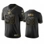 Men & Youth #53 Brian Burns Carolina Panthers Black Golden Edition Jersey