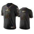 Men & Youth #16 Jared Goff Detroit Lions Black Golden Edition Jersey
