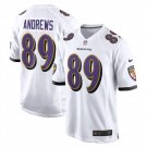 Men & Youth #89 Mark Andrews Baltimore Ravens White Game Jersey