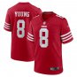 Men & Youth #8 Steve Young San Francisco 49ers Red Game Jersey