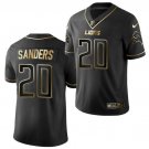 Men & Youth #20 Barry Sanders Detroit Lions Black Golden Edition Jersey