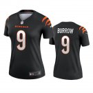 Women's #9 Joe Burrow Cincinnati Bengals Black Jersey