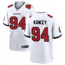 Men & Youth #94 Calijah Kancey Tampa Bay Buccaneers White Stitched Game Jersey