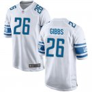 Men & Youth #26 Jahmyr Gibbs Detroit Lions White Game Jersey