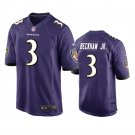 Men & Youth #3 Odell Beckham Jr. Baltimore Ravens Stitched Purple Game Jersey