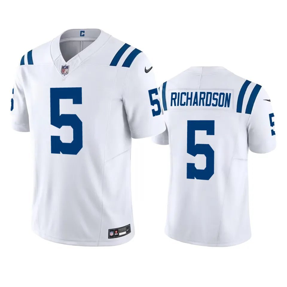 Men & Youth #5 Anthony Richardson Indianapolis Colts Color Rush Vapor Limited White Jersey