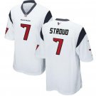 Men & Youth #7 CJ Stroud Houston Texans White Stitched Jersey