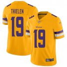 Men & Youth #19 Adam Thielen Minnesota Vikings Color Rush Limited Yellow Jersey