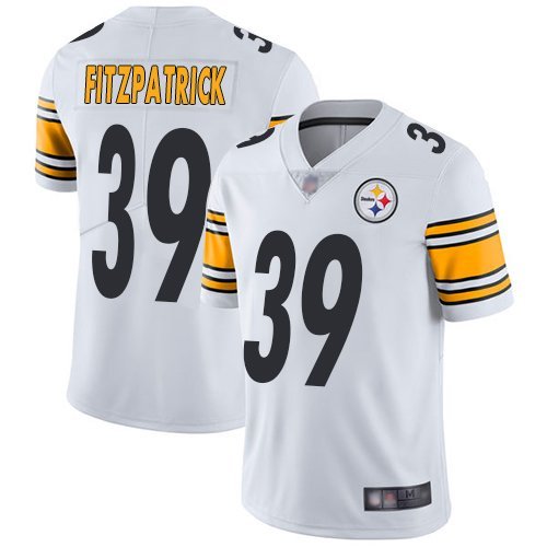 Men & Youth #39 Minkah Fitzpatrick Pittsburgh Steelers Color Rush Limited White Jersey