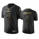 Men & Youth #4 Dak Prescott Dallas Cowboys Black Golden Edition Jersey