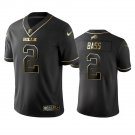Men & Youth #2 Tyler Bass Buffalo Bills Black Golden Edition Jersey