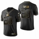 Men & Youth #28 Jonathan Taylor Colts Black Golden Edition Jersey
