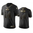 Men & Youth #14 Stefon Diggs Buffalo Black Golden Edition Jersey