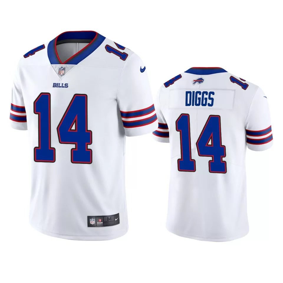 Men & Youth #14 Stefon Diggs Buffalo Color Rush Limited White Jersey
