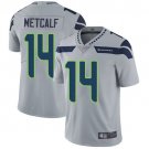 Men & Youth #14 D.K. Metcalf Seattle Seahawks Color Rush Limited Gray Jersey