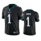 Men & Youth #1 Jalen Hurts Philadelphia Eagles Color Rush Limited Black Jersey