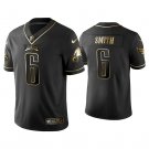 Men & Youth #6 DeVonta Smith Philadelphia Black Golden Edition Jersey