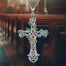 Sterling Silver Cross Tree of Life Necklace Faith Hope and Love Sterling Silver Cross Tree of Life Necklace Faith Hope and Love