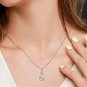 Infinity Urn Necklace for Ashes Sterling Silver Cremation Jewelry for Ashes Urn