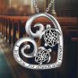 Sterling Silver Turtle Heart Necklace - A Symbol of Eternal Love
