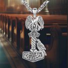 925 Sterling Silver Mjolnir Thors Hammer Necklace - Symbol of Norse Hero 925 Sterling Silver Mjolnir Thors Hammer Necklace - Symbol of Norse Hero